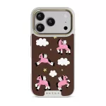Cloud Hopping - iPhone 17 Pro Case, Elite Light (MagSafe) / Gold