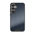 Fine Line - Samsung Galaxy S25 Plus Case, Elite Mirror Dark (Magnetic) / Silver