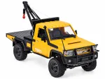 Nuotoliniu būdu valdomas visureigis Toyota Land Cruiser 4&times;4 su gerve, 1:12, 2,4 GHz, geltonas, RC0766 ZO
