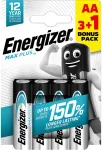 AA Baterija - Energizer Max Plus AA/LR6 3+1 Pakuotė