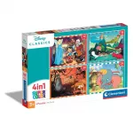 Dėlionių rinkinys Clementoni Disney Classics, 4 vnt.