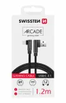 Swissten L Type Textile Universal Quick Charge 3.1 USB to USB-C Data and Charging Cable 1.2m