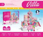 MEGA Pink Villa with Lights Function 275 pce. + Accessories