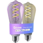 &bdquo;Govee Smart Edison E27&ldquo; i&scaron;manioji lemputė, 500 lm, 2 vnt.