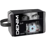 Denim Black SET After Shave 100 ml + Black deospray 150 ml + cosmetic bag, 100ml
