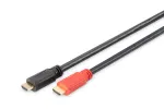 HDMI 1.4 High Speed 1080p60Hz FHD HDMI A/HDMI A M/M Amplifier Connection Cable Black 15m