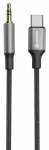Swissten Audio Adapter Textile USB-C - 3.5mm Jack Cable 1.5m