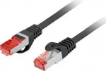 LANBERG Patchcord cat.6 FTP 0.5m black