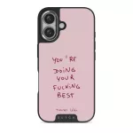 Your Best - iPhone 16 Case, Elite Dark (MagSafe) / Silver