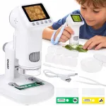 DIGITAL MICROSCOPE for children - LCD screen, 1600x magnification, 1080P ES0030