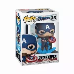 FUNKO POP! Vinilinė figūrėlė: Avengers: Endgame &ndash; Kapitonas Amerika su sulaužytu skydu ir Mj&ouml;lnir
