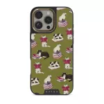 Curious Cat - iPhone 16 Pro Max Case, Elite Dark (MagSafe) / Gold
