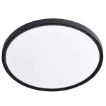 LED Waterproof luminaire 50W, 3CCT, 6000Lm, IP44, &Oslash; 600 x 27 mm Black