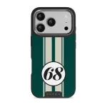 Classic Racing - iPhone 17 Pro Case, Elite Dark (MagSafe) / Gunmetal