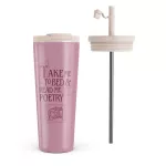 Read Me - Travel Mug, 700 ml / Flap & Straw Set