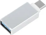 OEM OTG USB A 3.0 (moteri&scaron;kas) į C tipo (vyri&scaron;kas) adapteris, baltas