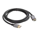 Displayport(M)-HDMI(M)1.8M 4K cable, black and silver