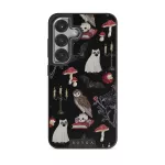 Enchanted Forest - Samsung Galaxy S25 Plus Case, Elite Dark (Magnetic) / Silver