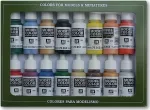 Vallejo Vallejo: 70.140 - Model Color - Figure - Basic Colors USA (16 x 18 ml)