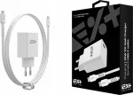 Įkroviklis &bdquo;NEXT ONE&ldquo; &bdquo;NEXT ONE&ldquo; 20 W PD tinklinis įkroviklis su 1 USB-C jungtimi ir USB-C kabeliu, baltas
