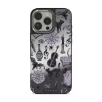 Academy - iPhone 16 Pro Case, Elite Mirror Dark (MagSafe) / Silver