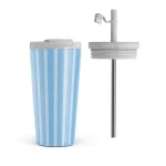 The Hamptons - Travel Mug, 500 ml / Flap & Straw Set