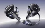 Baseus Enjoyment Max 60W Retractable Cable Car Charger USB-C and Lightning / black