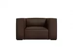Genuine Leather Armchair, "Turin", 1 Seat, 113x95x68 Made in Europe