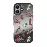 Merry Kitty - iPhone 17 Case, Elite Mirror Dark (MagSafe) / Gunmetal