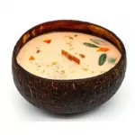 &bdquo;Tropikalia&ldquo; žvakė kokoso rie&scaron;ute &ndash; apelsinų ir mandarinų aromatas