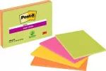Lapeliai super lipnūs susitikimų užra&scaron;ams Post-it&reg; 200x149mm 4spalvos x45lapeliai