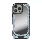 Looking Glass - iPhone 16 Pro Max Case, Elite Mirror Dark (MagSafe) / Silver