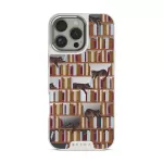 Ex Libris - iPhone 16 Pro Case, Elite Mirror Light (MagSafe) / Silver