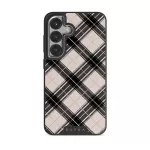 Plaid Please - Samsung Galaxy S25 Plus Case, Elite Dark (Magnetic) / Silver