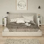 Naktinis staliukas, Hanah Home, baltas, 25 x 60 x 27, cm