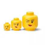 Lego Head Girl Eye Didelis, mažas, mini rinkinys i&scaron; 3 vnt. 43340802