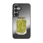 Pickled - Samsung Galaxy S25 Plus Case, Elite Mirror Dark (Magnetic) / Silver