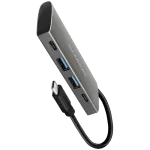 AXAGON HMC-4G2 2x USB-A + 2x USB-C, USB-C 3.2 Gen 2 10Gbps hub, 13cm USB-C cable
