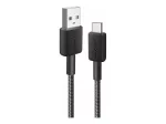 Laidas Anker 322 USB-A to USB-C Cable (6ft Braided) Black