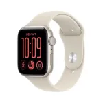 I&scaron;manusis laikrodis Apple Watch SE 3 GPS 44mm Starlight Aluminium Case with Sand Sport Band - M/L MJL54ET/A