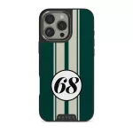 Classic Racing - iPhone 16 Pro Case, Elite Dark (MagSafe) / Gunmetal