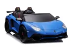 LEAN Cars Lamborghini XXL A8803 vaiki&scaron;kas elektromobilis, 24 V, mėlynas
