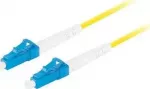 Fiber optic patchcord SM LC/UPC-LC/UPC SIMPLEX LSZH 3.0mm 1m yellow