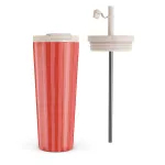 Pomegranate - Travel Mug, 700 ml / Flap & Straw Set
