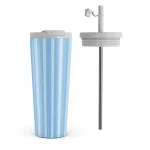 The Hamptons - Travel Mug, 700 ml / Flap & Straw Set