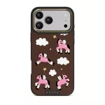 Cloud Hopping - iPhone 17 Pro Max Case, Elite Dark (MagSafe) / Gold