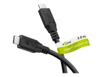 Goobay USB-C&trade; Cable, USB4&trade;, 100 W, 20 Gbit/s, Power Delivery, 2 m, Black | Goobay