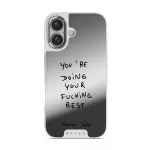 Your Best - iPhone 16 Case, Elite Mirror Light (MagSafe) / Silver