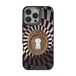 Paradox - iPhone 16 Pro Case, Elite Mirror Dark (MagSafe) / Silver