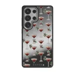 Apr&egrave;s Ski - Samsung Galaxy S25 Ultra Case, Elite Mirror Dark (Magnetic) / Silver